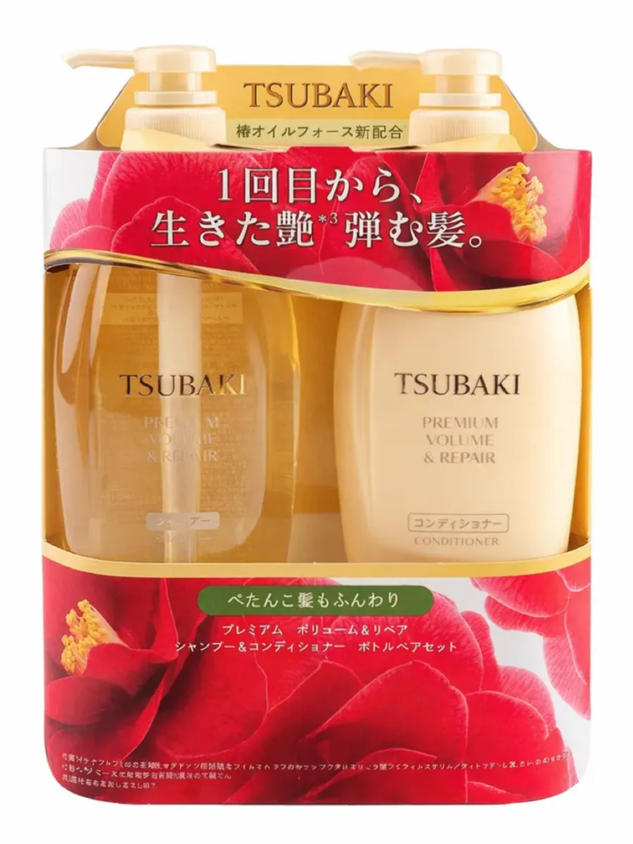 Tsubaki Premium Volume & Repair набор шампунь+кондиционер