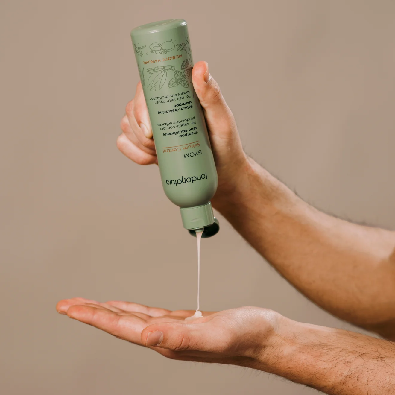 Fondonatura Шампунь себорегулирующий для жирной кожи головы BYOM Sebum Control Shampoo Sebo Equilibrante 250 ml