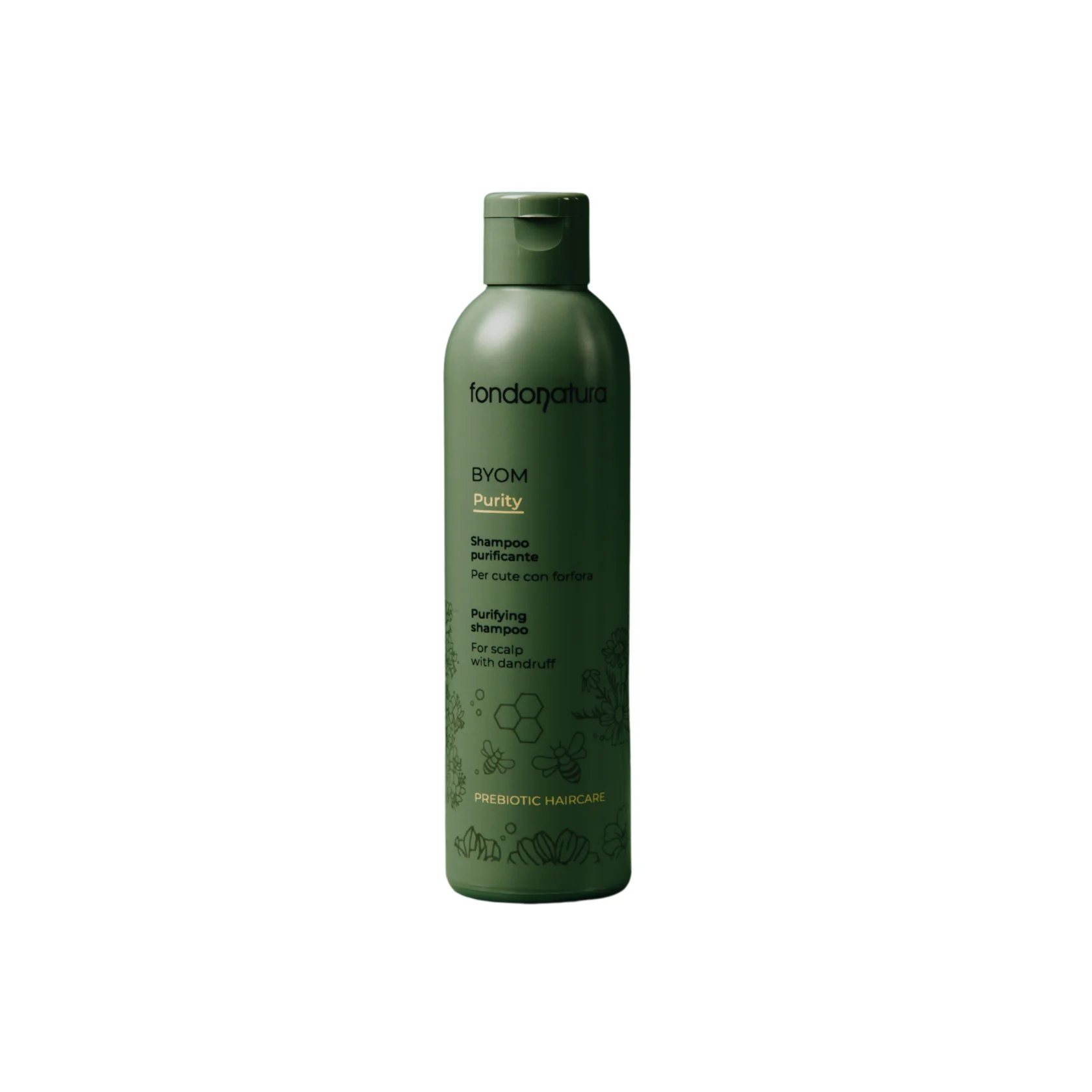 Fondonatura Шампунь против перхоти BYOM Purity Shampoo Purificante 250ml shampoo purificante antiforfor