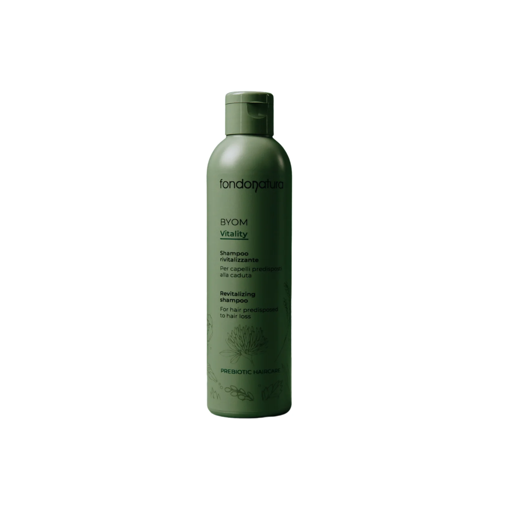 Fondonatura Укрепляющий шампунь против выпадения тонких волос BYOM Vitality Shampoo Rivitalizzante 250ml