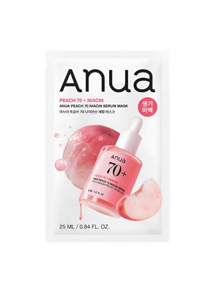 Anua Peach 70 + Niacin Serum Mask