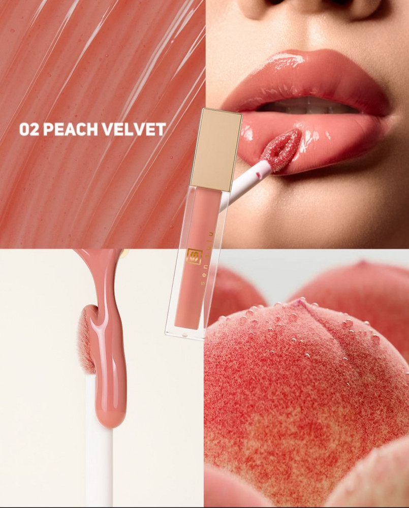 Sen Sulu Lip Gloss 02 Peach Velvet