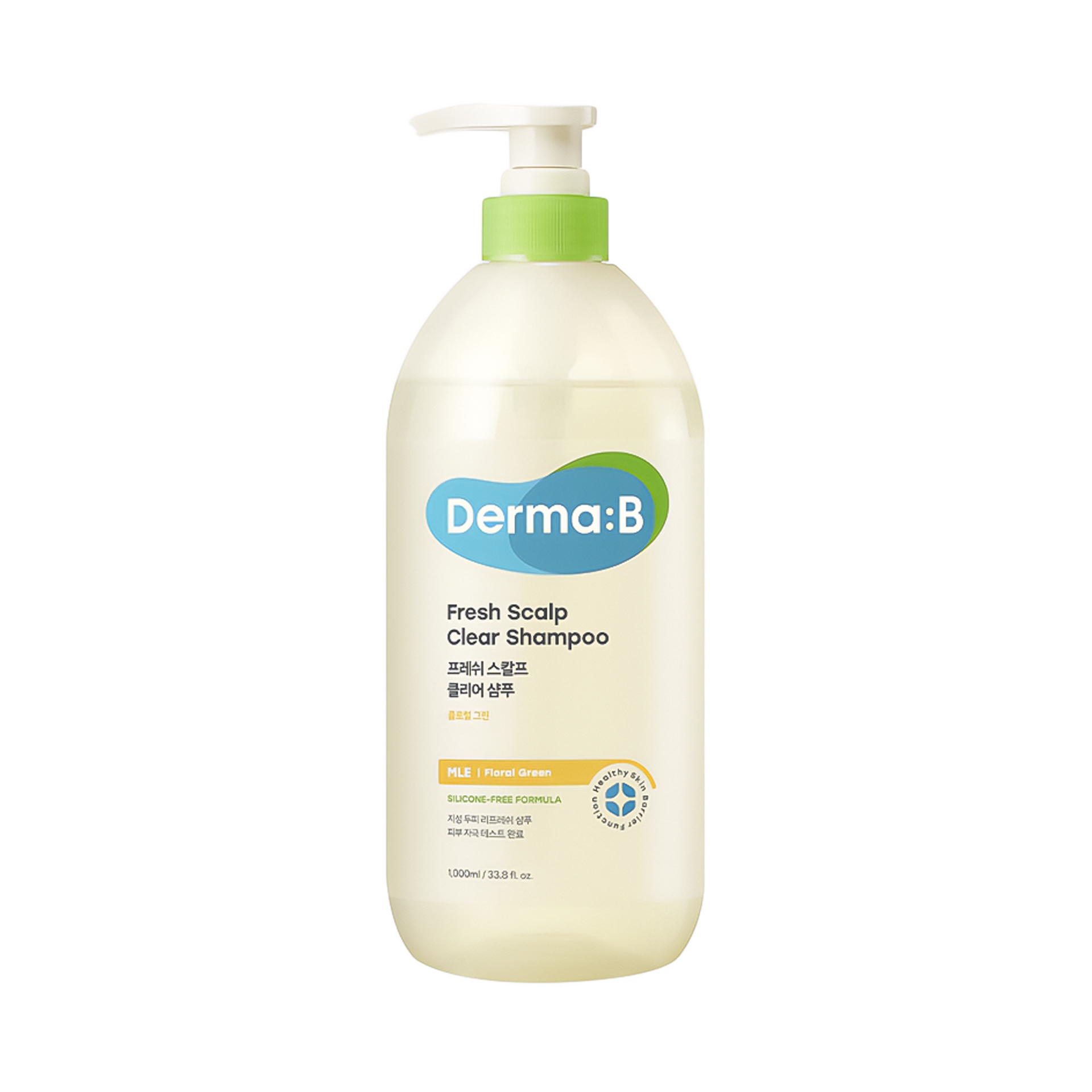 Derma:B Fresh Scalp Clear Shampoo Floral Green 1000ml
