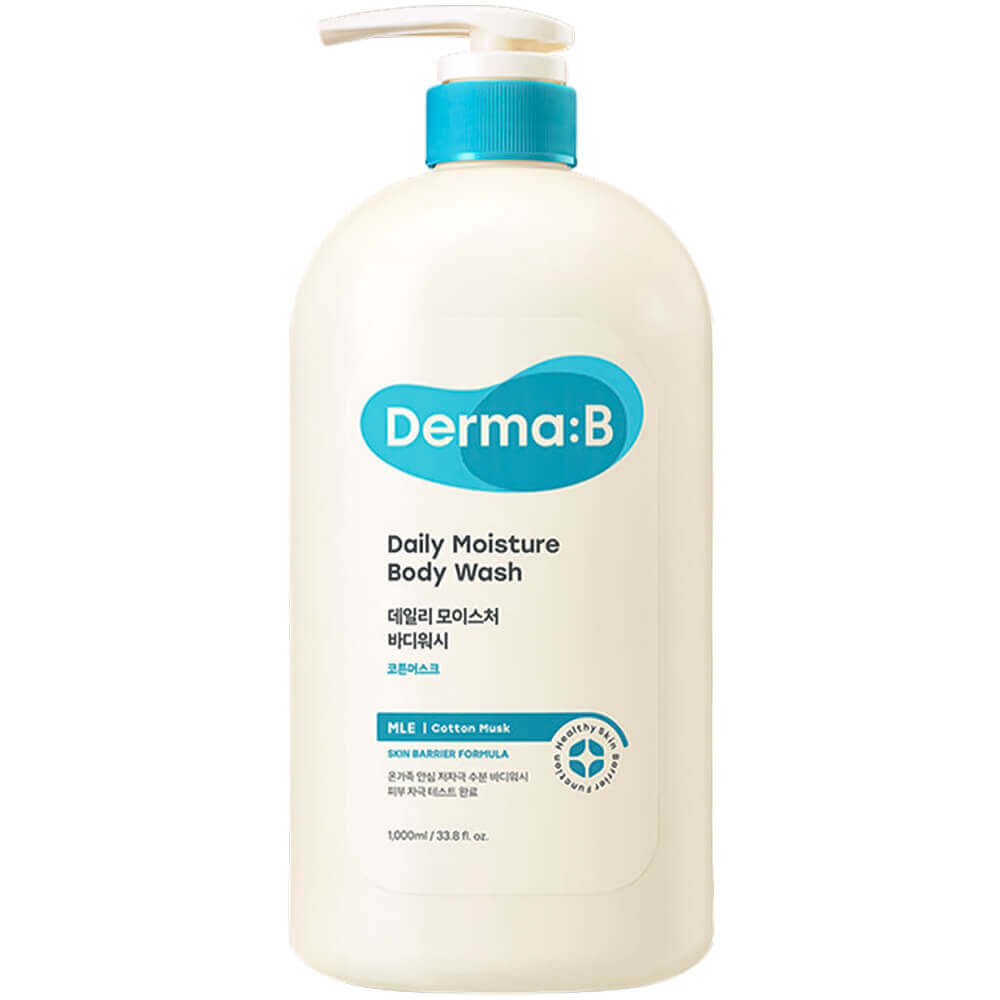 Derma:B Daily Moisture Body Wash Cotton Musk 1000ml