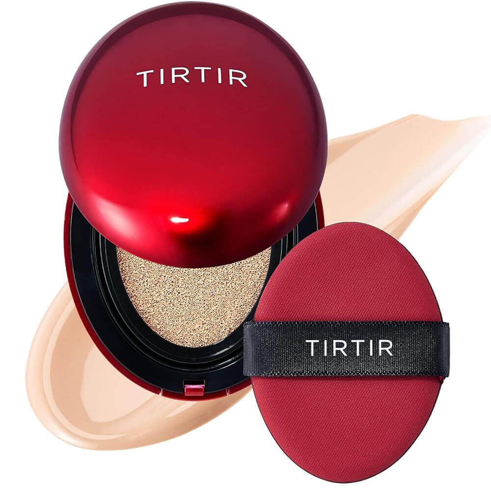 Стойкий кушон с полуматовым финишем TIRTIR Mask Fit Red Cushion 17C Porcelain