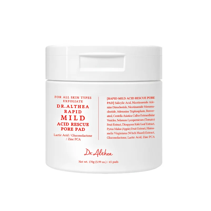 Пэды для лица Dr.Althea Rapid Mild Acid Rescue Pore Pad 65 pads