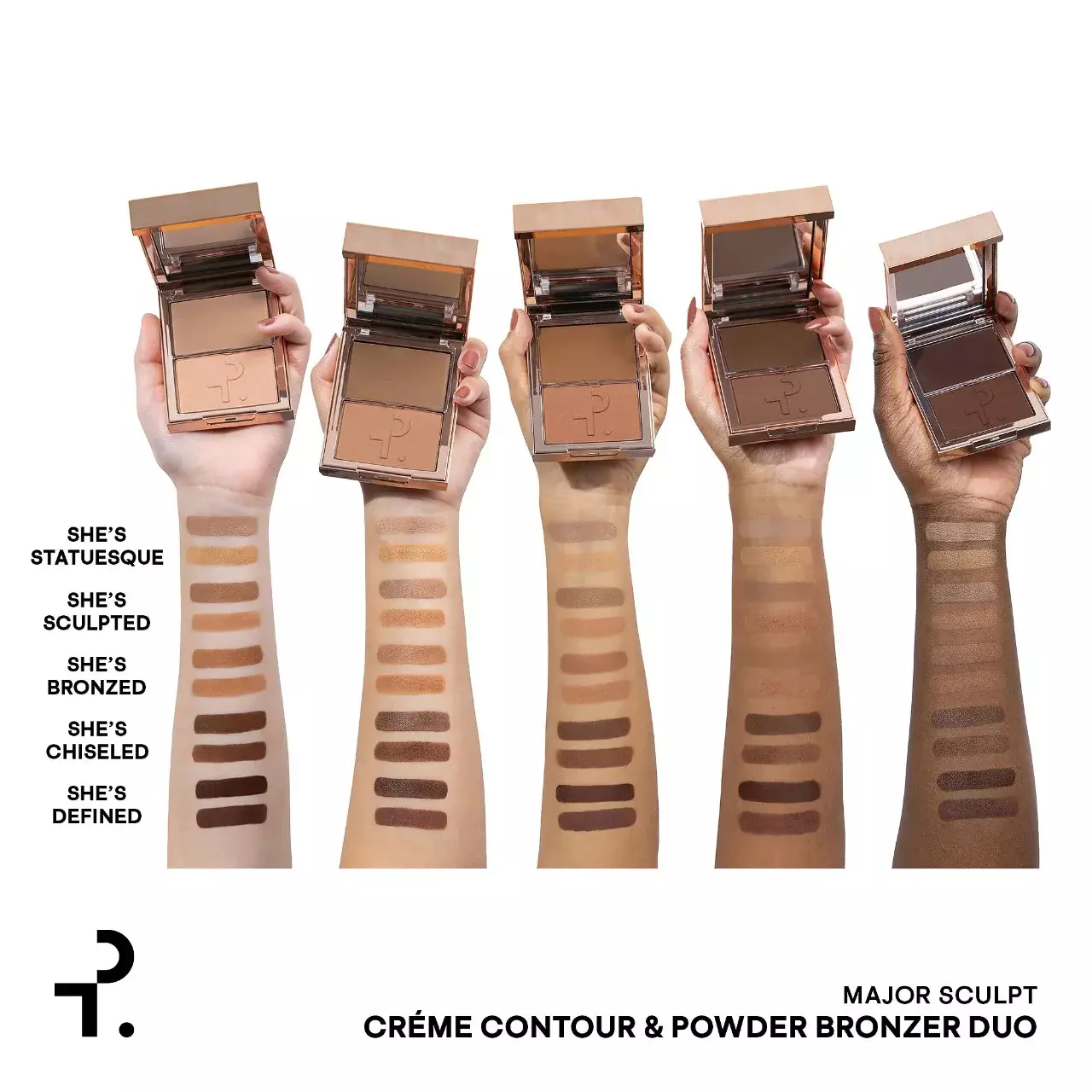 PATRICK TA Major Sculpt Crème Contour & Powder Bronzer Duo SHE'S BRONZED