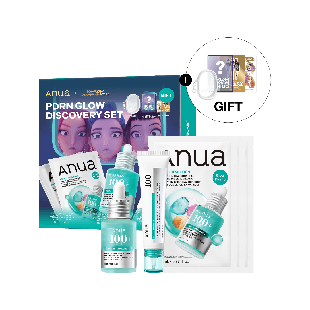 ANUA PDRN Glow Discovery set Набор голубой