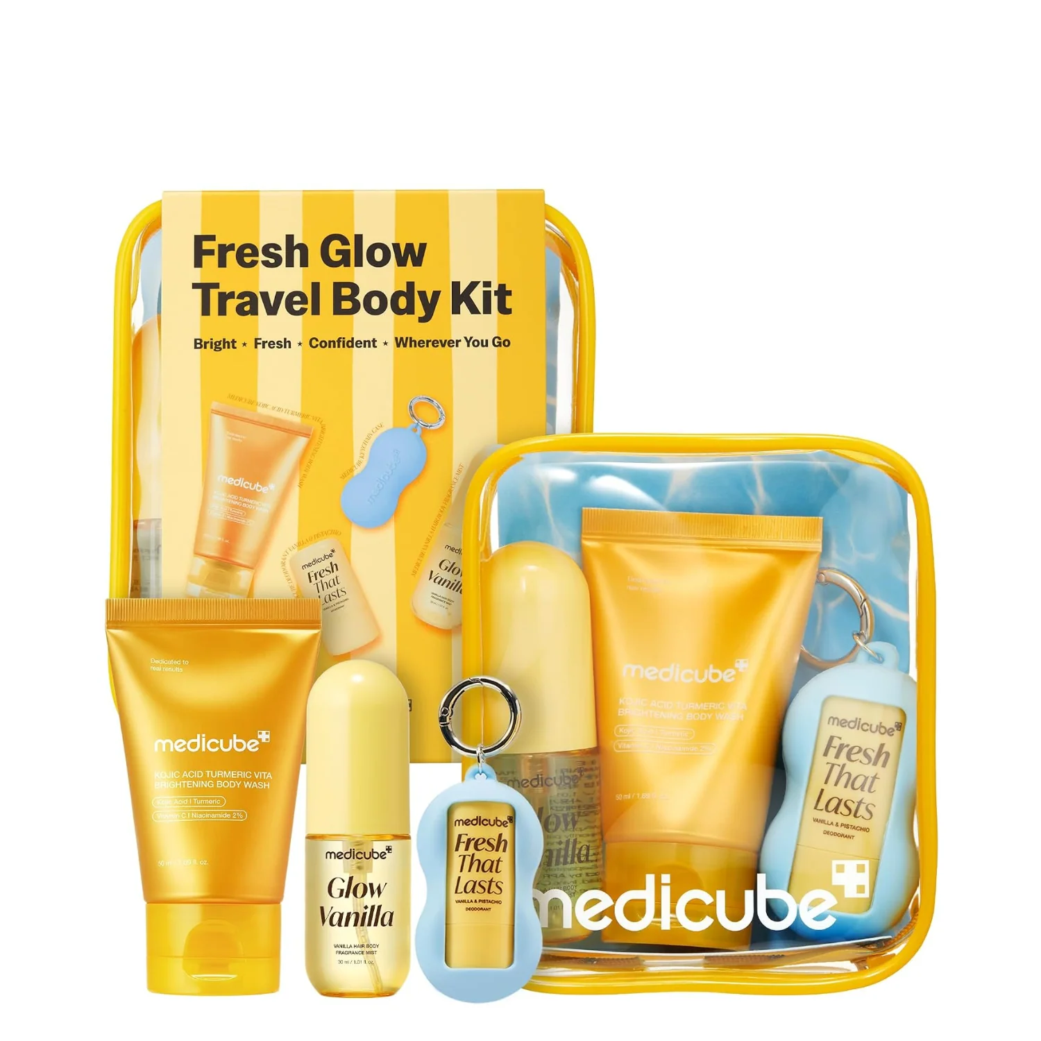 Набор Medicube fresh glow travel body kit