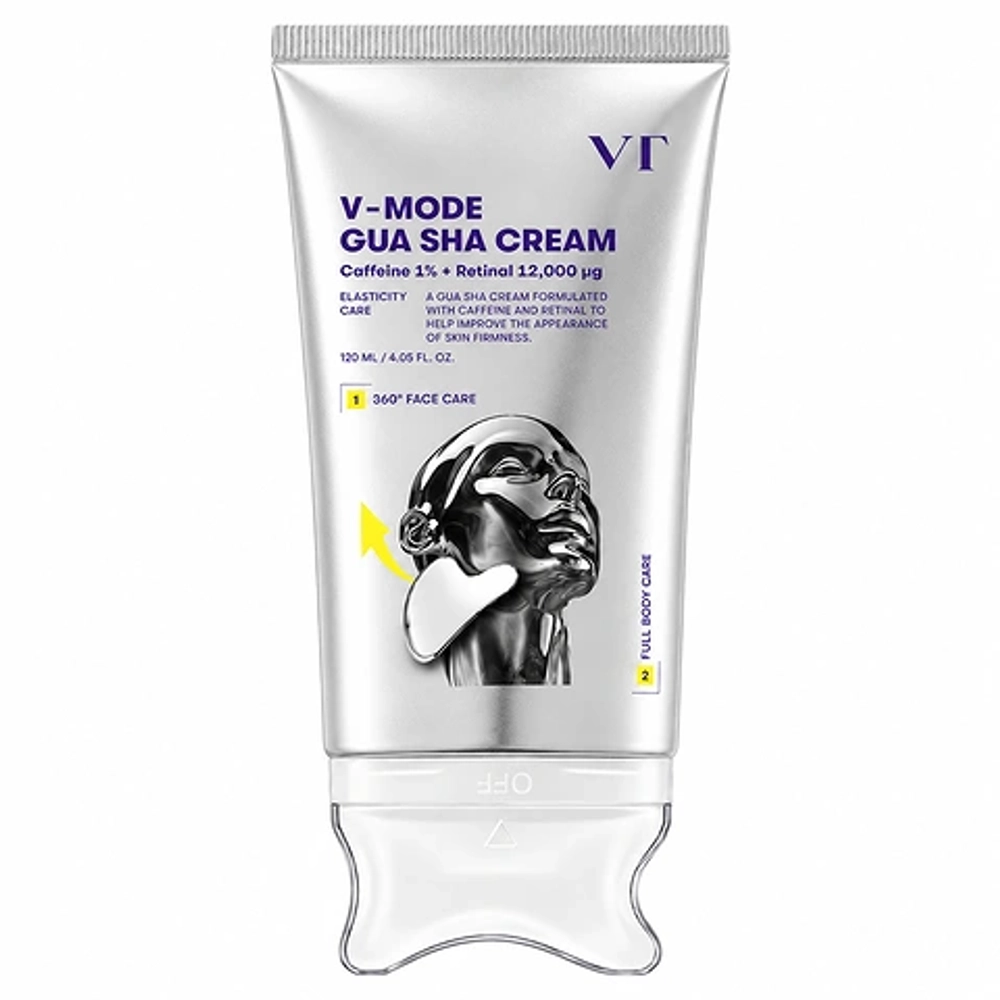 Крем для шеи VT-cosmetics V-mode Gua sha cream caffeine1% retinal 120 ml