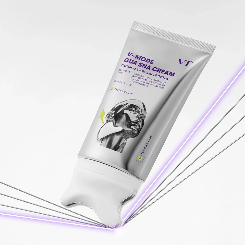 Крем для шеи VT-cosmetics V-mode Gua sha cream caffeine1% retinal 120 ml