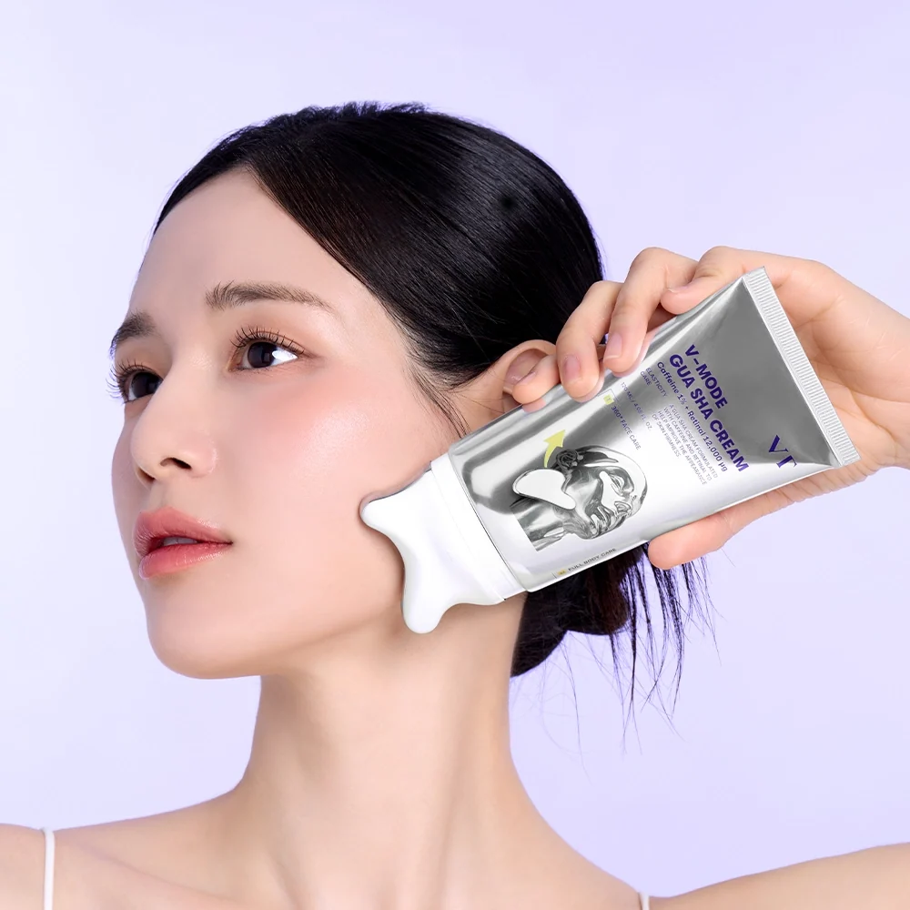 Крем для шеи VT-cosmetics V-mode Gua sha cream caffeine1% retinal 120 ml